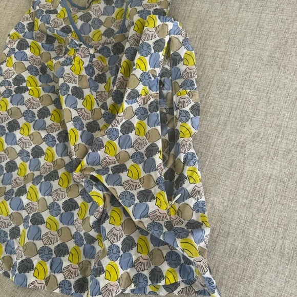 Boden Seashell graphic 100% cotton lightweight Print Tank Top Blouse 8 M Medium - Picture 9 of 12
